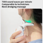 Neck Face Beauty Device Colorful LED Photon Therapy Lifting Massager